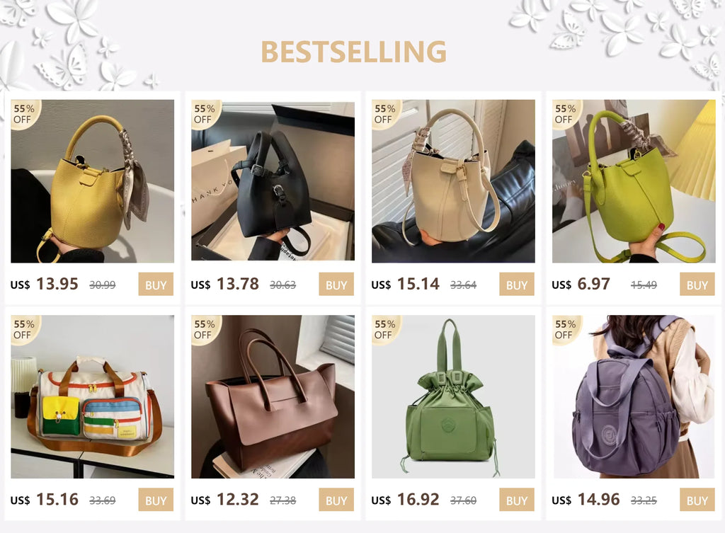 High Quality Bucket Bag Women Crossbody Bags Fashion Mini Shoulder Messenger Bag Women Handbag Luxury Brand Design Shoulder Bag