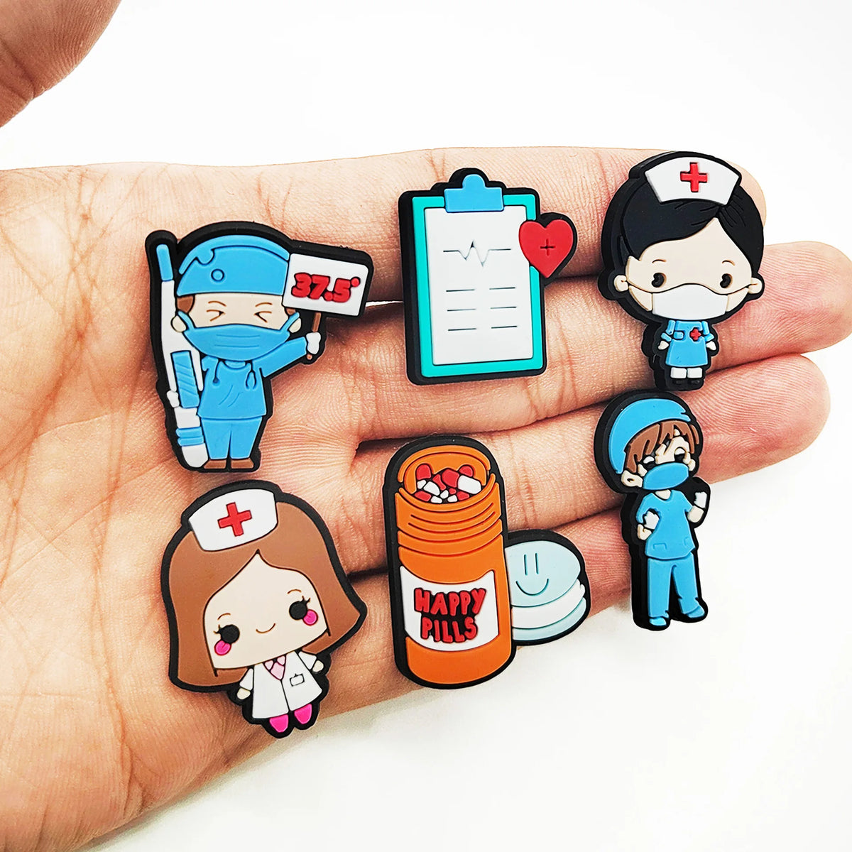 Nursing Shoe Charms for Crocs Accessories Women Clogs Nurse Pins Men Badge Kids Jeans Girls Decorations Buckle Shoes Accessories