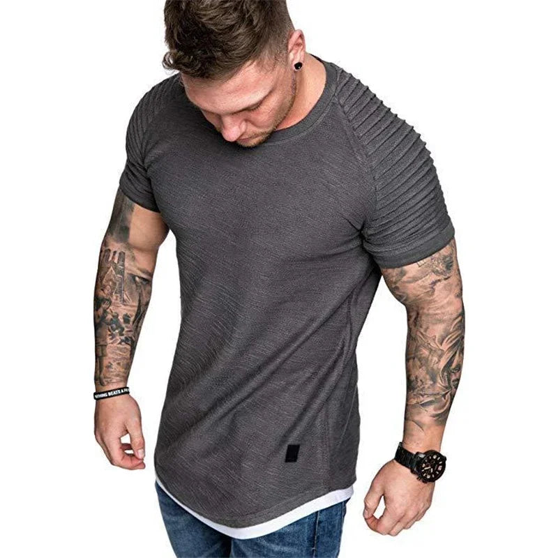 MRMT 2026 Brand New Men's T Shirt Leisure Pure Color Casual Men T-shirt for Male Tshrit Short Sleeve Tops Tees Man T-shirt