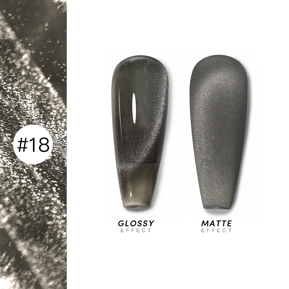 AS 15ml Cat Magnetic Gel Nail Polish Cat Eye Glitter Effect Semi Permanent 36 Colors  Soak Off UV Gel Varnish Manicure Nail Art