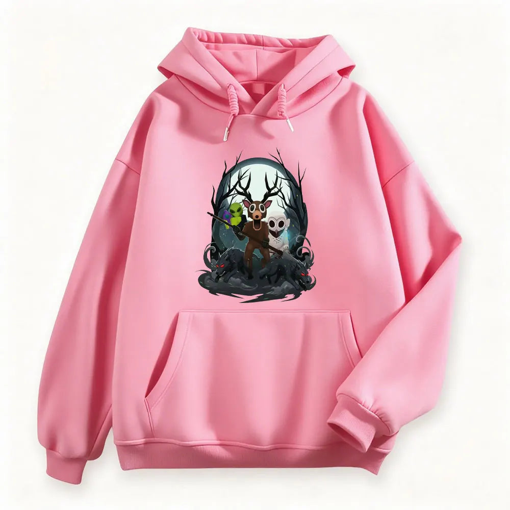 99 Nights in The Forest Men Women Hoodies 2025 Halloween Spooky T-Shirt Design Print Tops Men Clothing Sweatshirts Hoodies Women