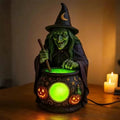 Halloween Witch Ghost 3D  Lamp Lantern Decorative Resin Lantern For Festival Spooky Party Decor Halloween Outdoor Indoor Lantern