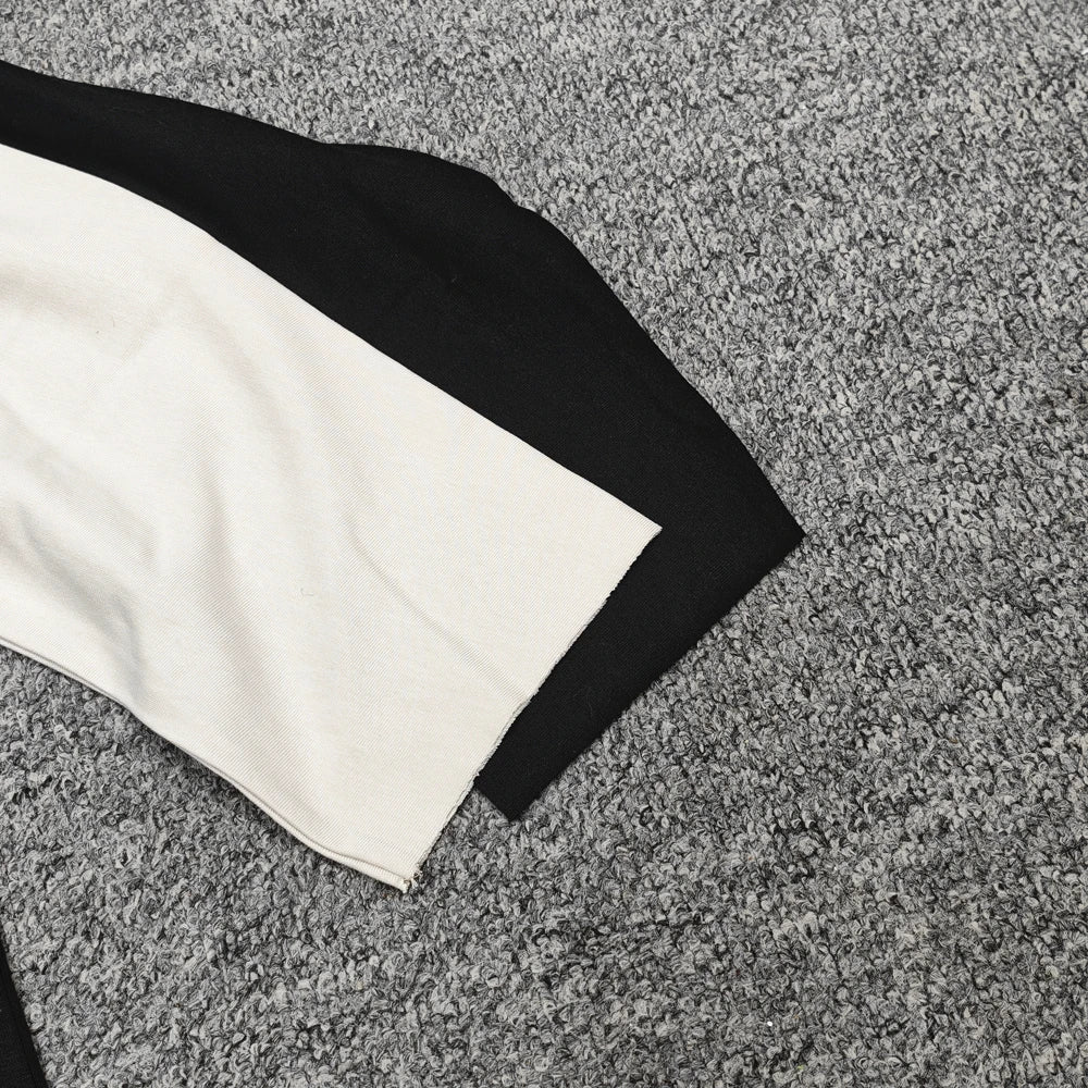 Yao Fashion Kanye DONDA Streetwear Tops Long Sleeve Tee Men Clothing Oversize Casual Sanskrit Graphics Loose T Shirt For Men