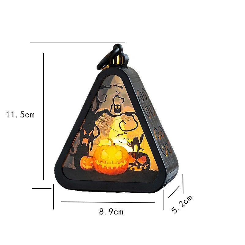 Halloween Decoration Lights For Bedroom Garden Party Decoration Atmosphere Light Cute Ghostaments Hanging Ghosts Horror Props