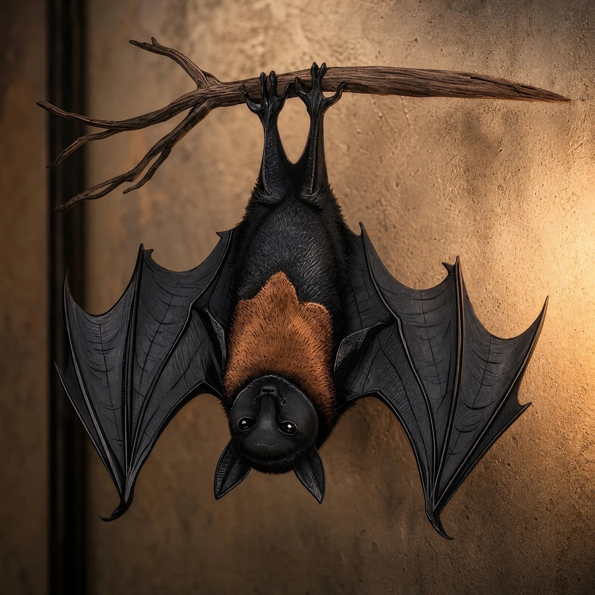 Halloween Bat Pendant Scary Bat Hanging Ornament for Tree Porch Haunted House Indoor Outdoor Scene Layout Party Decor