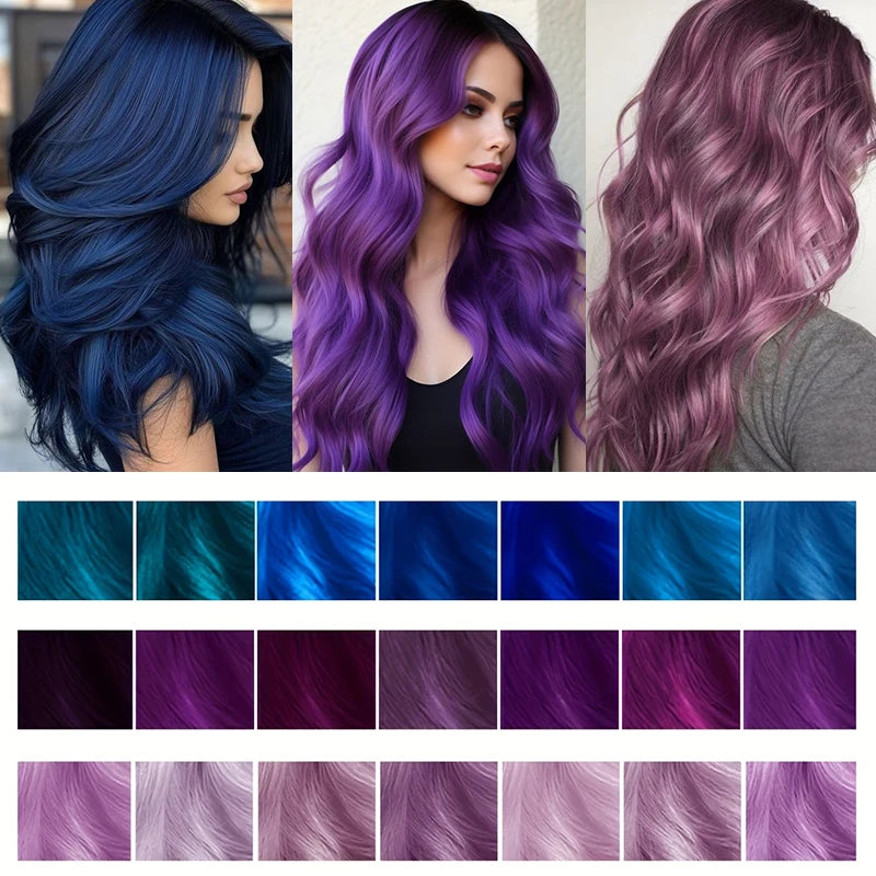 100Ml Color Fixing Purple Shampoo Lock Color Cover Gray Hair Fade Yellow After Bleach Hair Dye Long Lasting Non-irritating Care