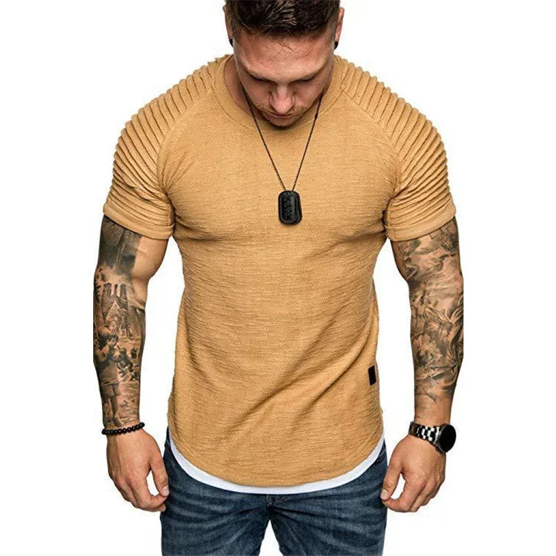 MRMT 2026 Brand New Men's T Shirt Leisure Pure Color Casual Men T-shirt for Male Tshrit Short Sleeve Tops Tees Man T-shirt
