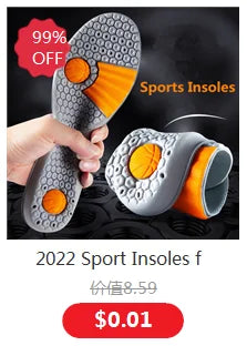 New 4D Massage Insoles Super Soft Sports Shoes Insole for Feet Running Baskets Shoe Sole Arch Support Orthopedic Inserts Unisex