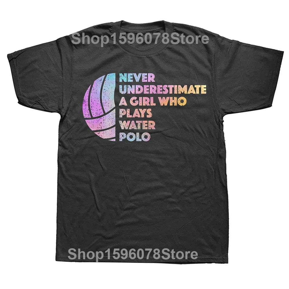 Funny Water Polo Waterpolo T Shirts Summer Style Graphic Cotton Streetwear Short Sleeve Birthday Gifts T-shirt Mens Clothing