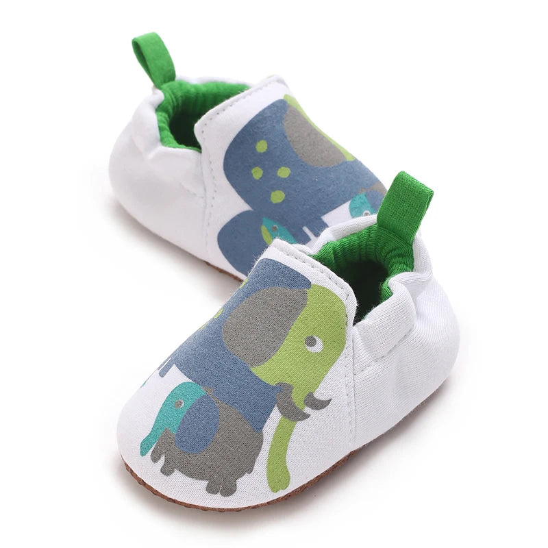 0-1Year Fashion Casual Shoes CartoonBaby Shoes Newborn Boy Girl First Walker Cute Spring and Autumn Pure Cotton Warm Soft Bottom