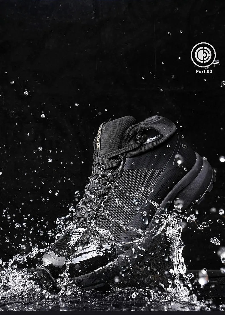 Waterproof Trekking Trainers for Men Comfortable and Supportive Man Hiking Sneakers Outdoor Activities Climbing Walking Shoes