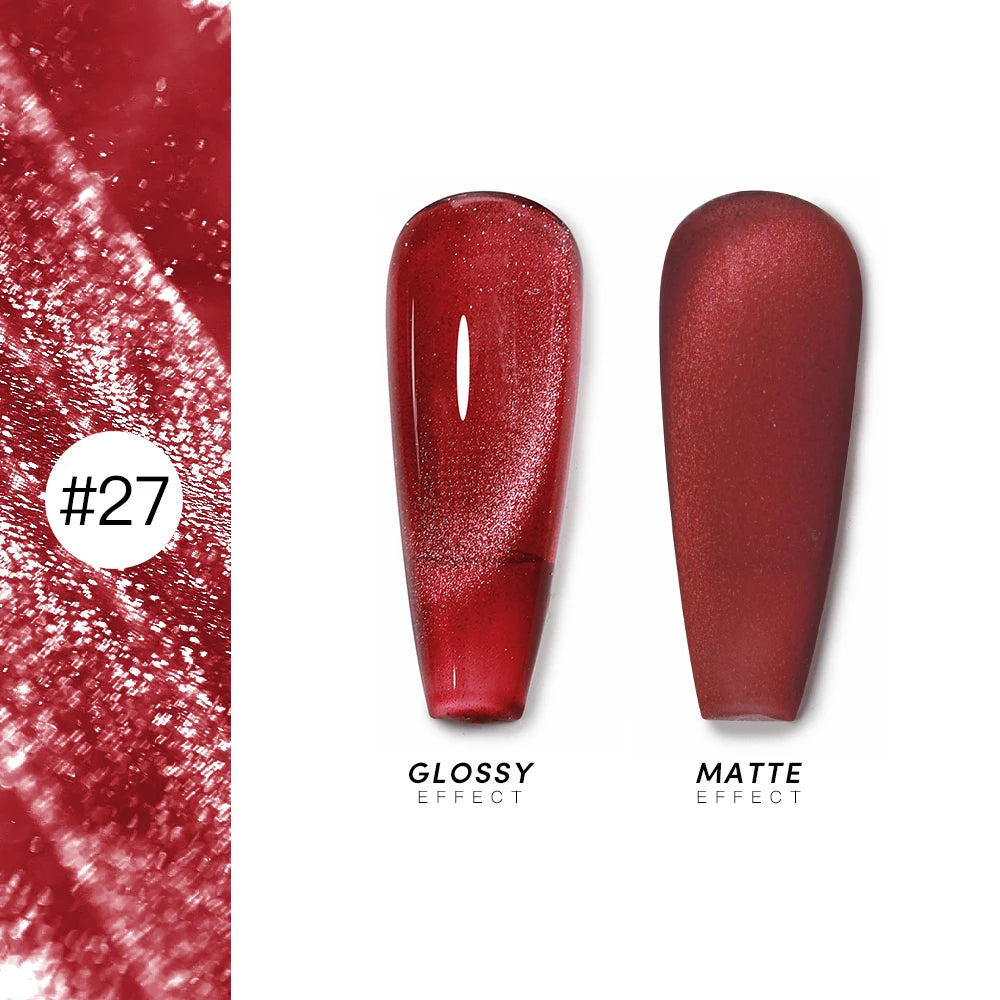 AS 15ml Cat Magnetic Gel Nail Polish Cat Eye Glitter Effect Semi Permanent 36 Colors  Soak Off UV Gel Varnish Manicure Nail Art