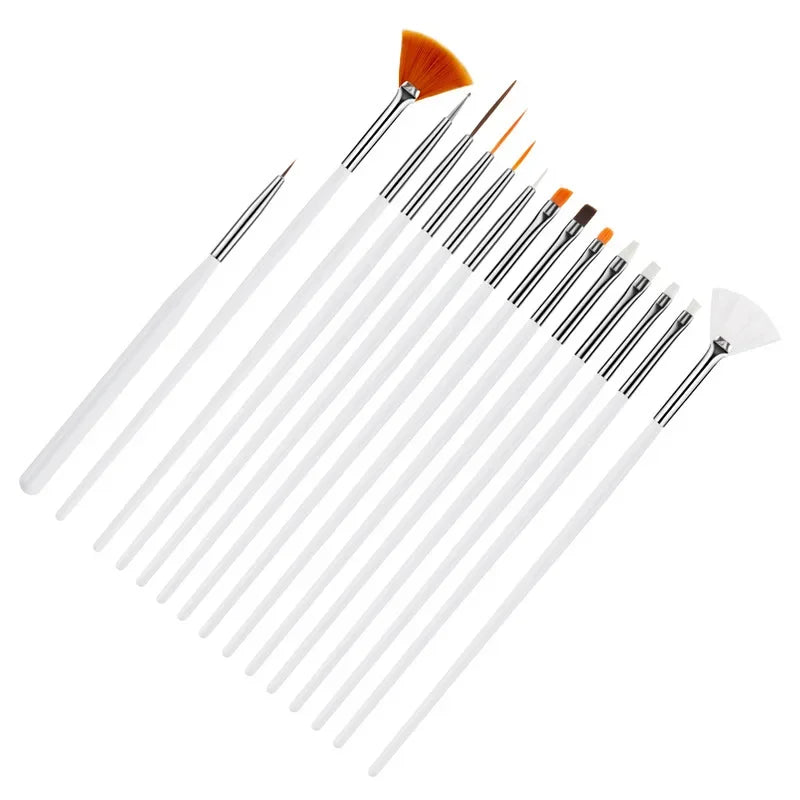 15Pcs/Set Fondant Cake Painting Brush Icing Pastry Brushes Cake Decorating Tools Baking Accessories Fondant Cake Carving Pen