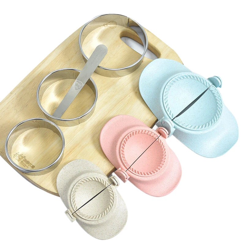1PCS New DIY Wheat Straw Dumpling Maker Dumpling Machine Tools Dumpling Mold Clamp Baking Mold Pastry Kitchen Accessories