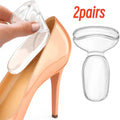 2Pcs Silicone Heel Stickers Shoe Cushion Heel Protector for Shoes High Heels Inserts Heel Pads Shoe Adjuster Women Half Insoles