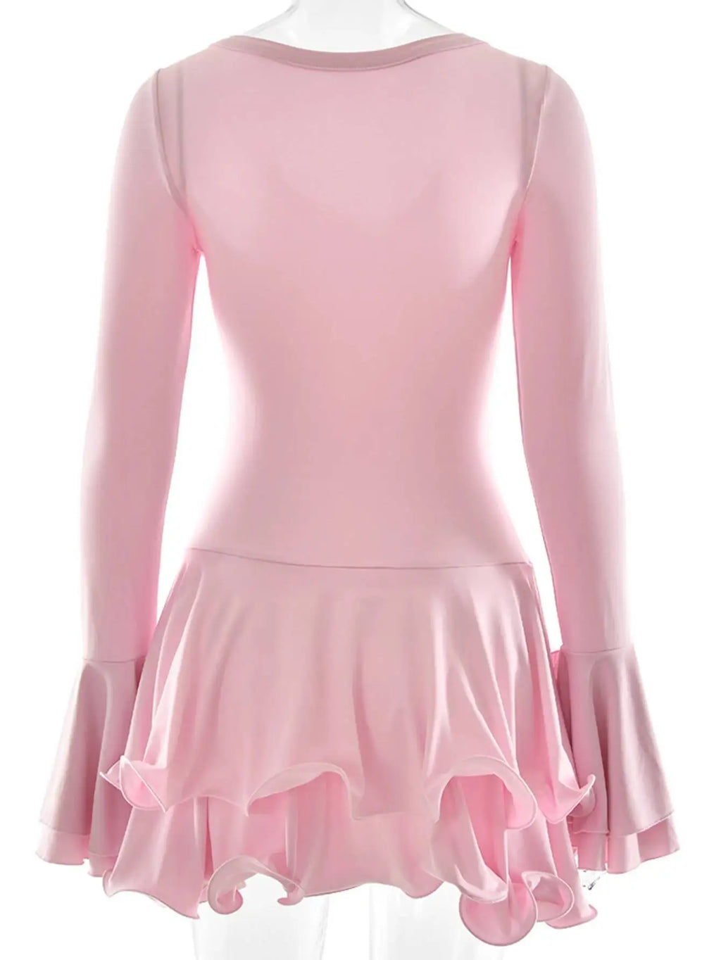 Sexy pink black ruffles mini summer dress women white club birthday party dress woman long sleeve prom evening dresses vestidos