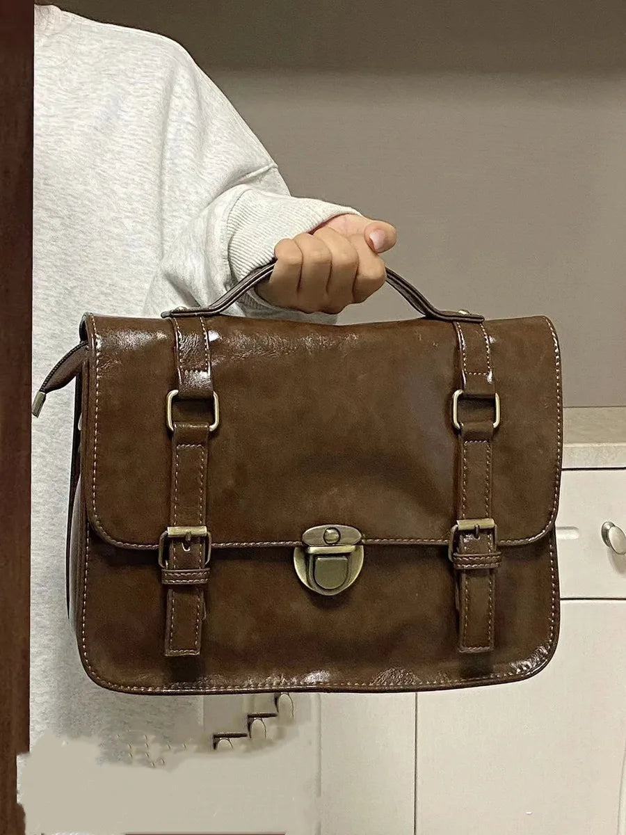 Japanese Students Vintage Women Handbags Crossbody Streetwear Preppy Y2k Fashion Messenger Bag Trendy All Match Casual Backpacks