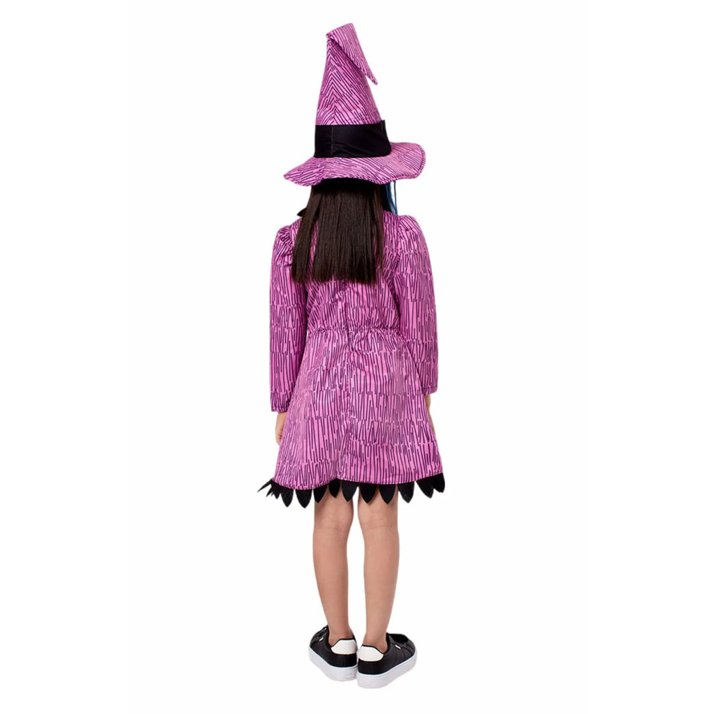 Halloween Kids Witch Cosplay Costume Nightmare Dress with Hat for Children Girls Christmas Stage Carnival Clothing