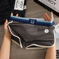 Men's Arrow Shorts Underwear Fashion Cartoon Gradient Boxers Sports Breathable Youth Boxers Boys' Panties Pouch Underpants