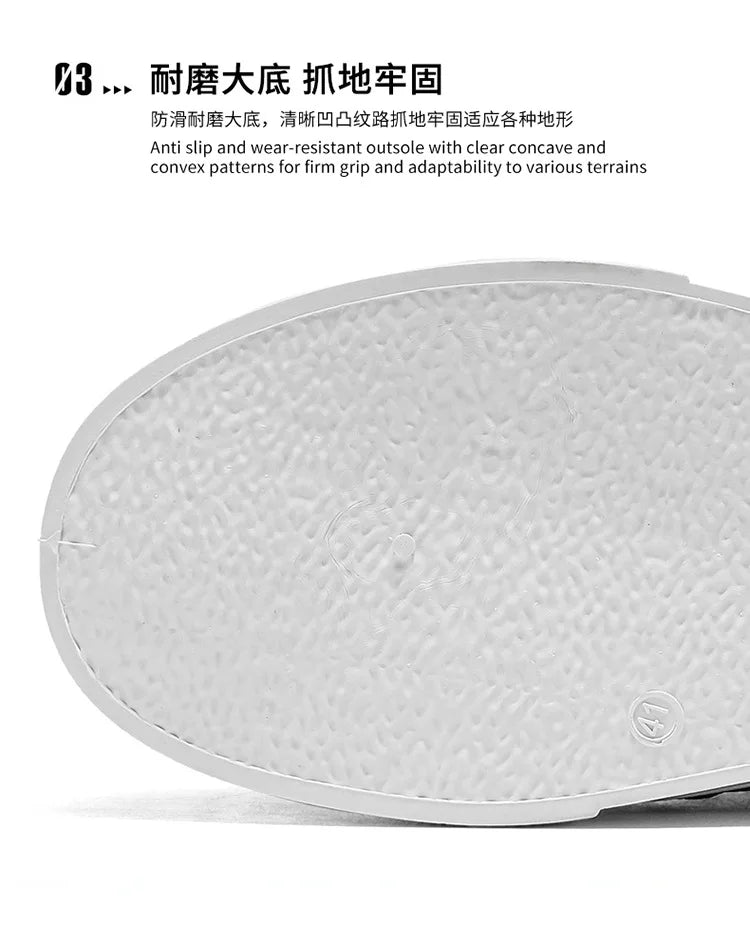 Plus-size men's high-top cotton shoes, men's winter warm fleece-lined casual sneakers, foreign trade fashion sports shoes