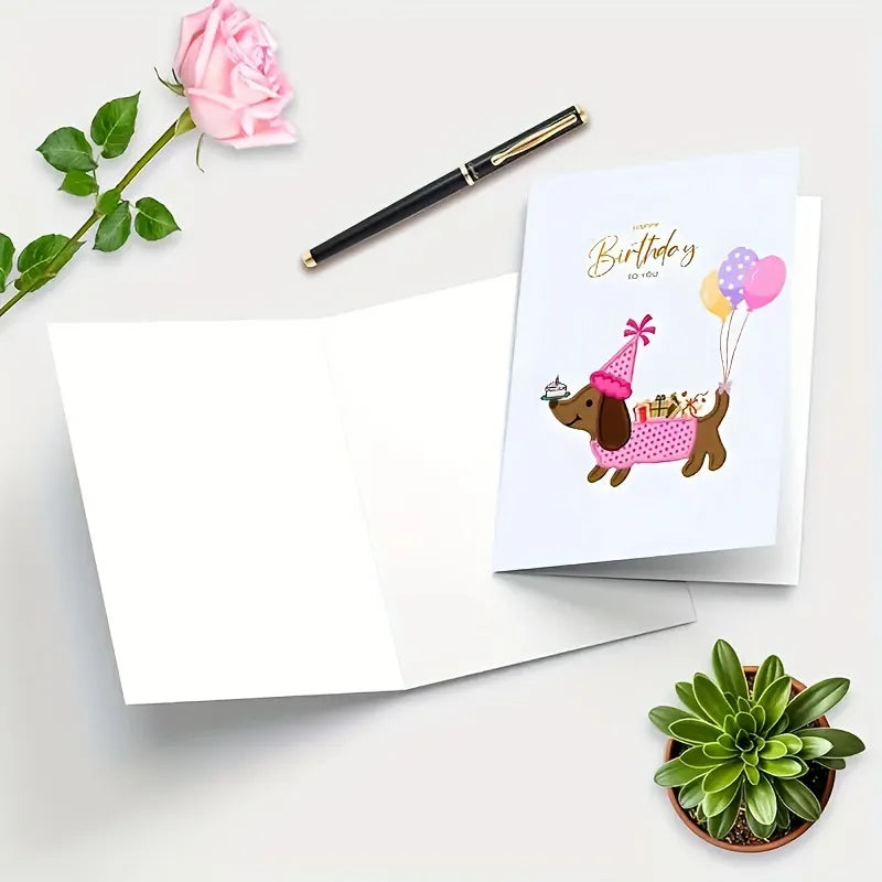 Birthday card with envelope funny text card spoof fun greeting card gift