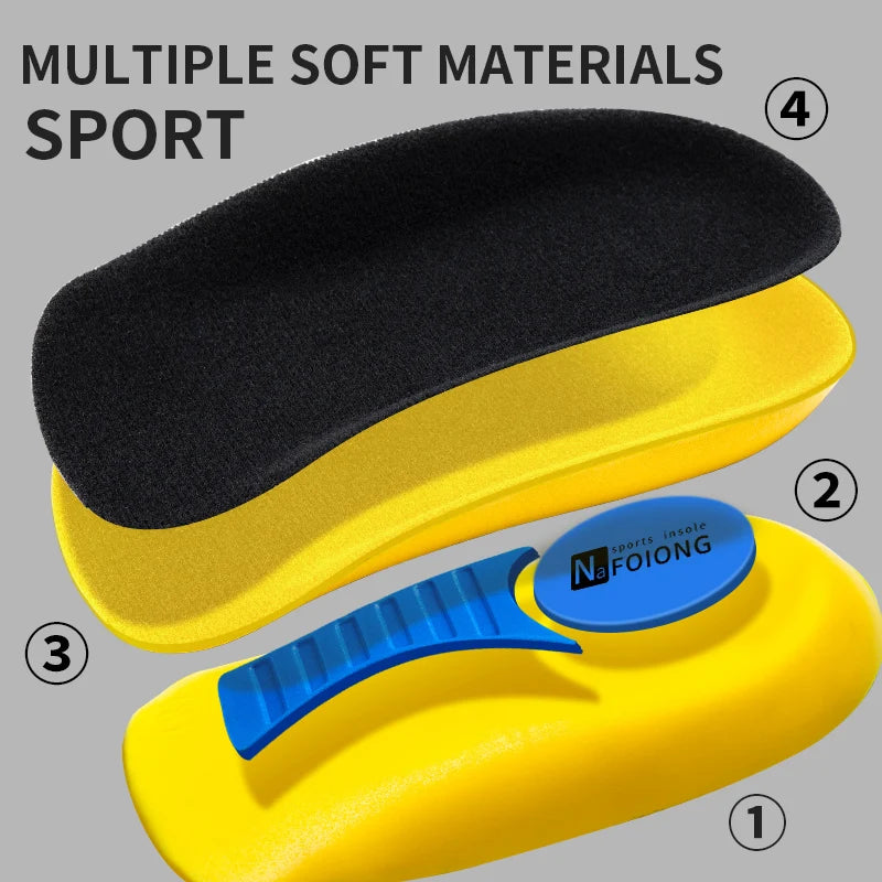 Half Orthopedic Insoles for Men Women Foot Heel Spurs Pain Cushion Foot Massager Care Insole Latex Soft Sole Running Shoes Pads