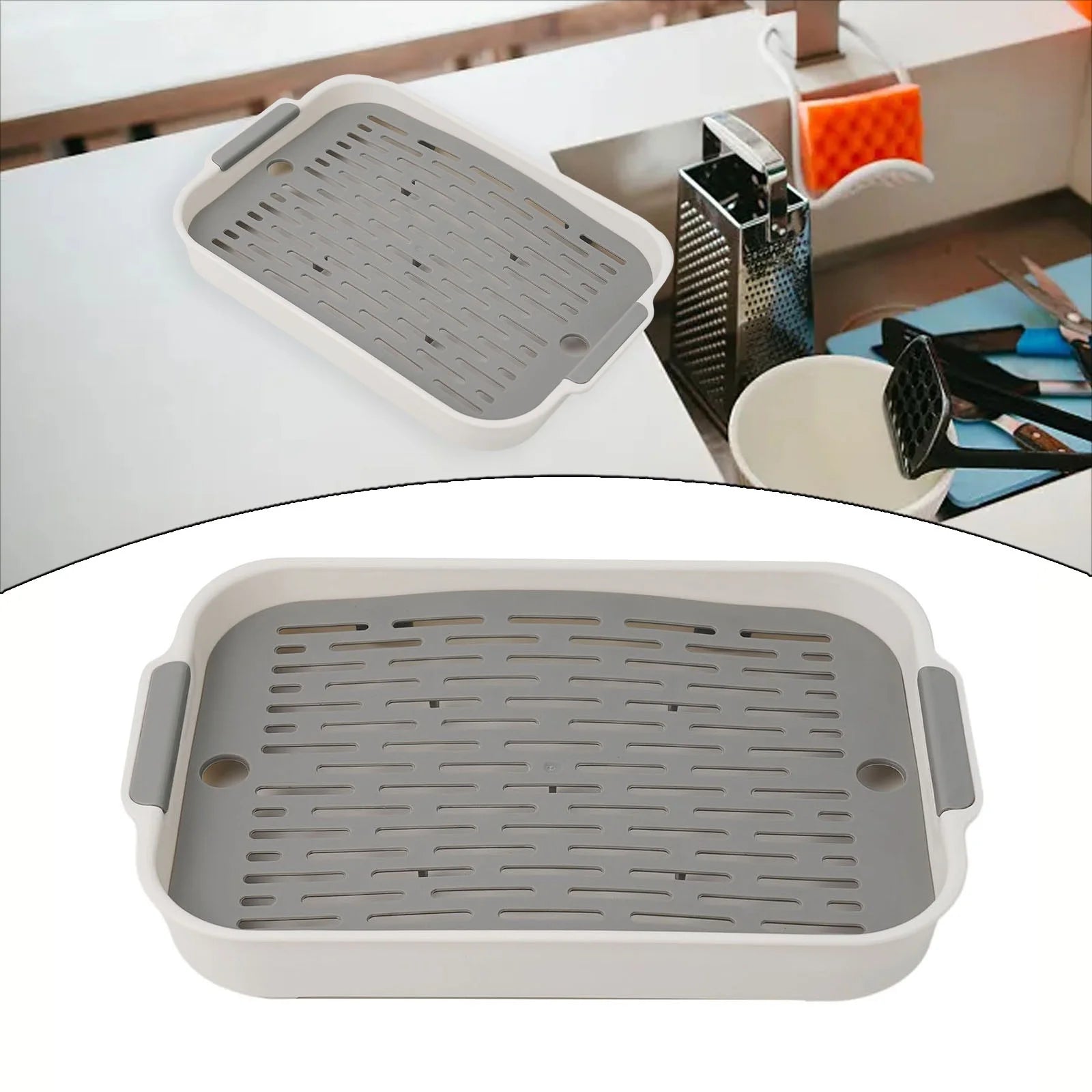 Tray Rabbit Litter Tray Smooth Corner Detachable Design Heightened Grid Design White Blue For Pet’s Training For Pet’s Training