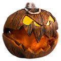 Halloween Pumpkin Decoration Realistic Pumpkin Figurine with Light Up Eyes for Courtyard Bar Haunted House Festivals Party Favor