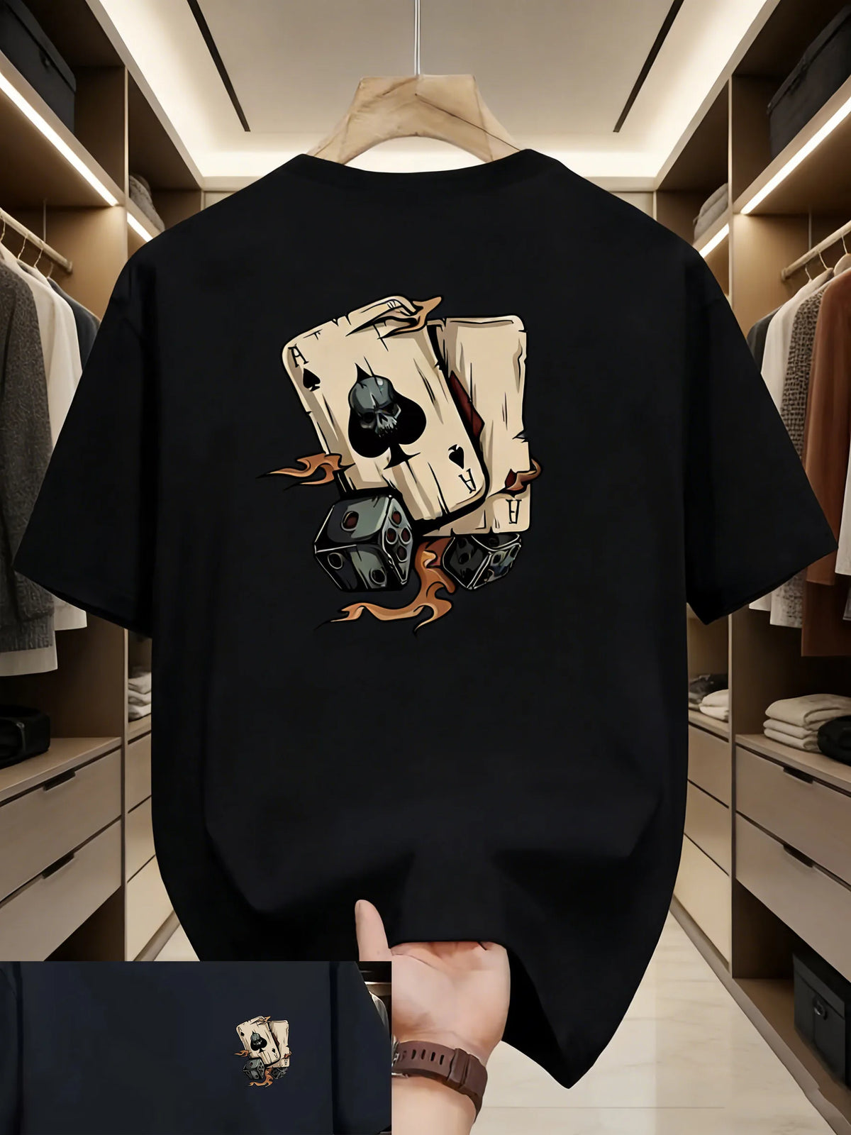 New trendy men's summer fashion casual t-shirt with round neck and short sleeves  Outdoor sports and leisure activities