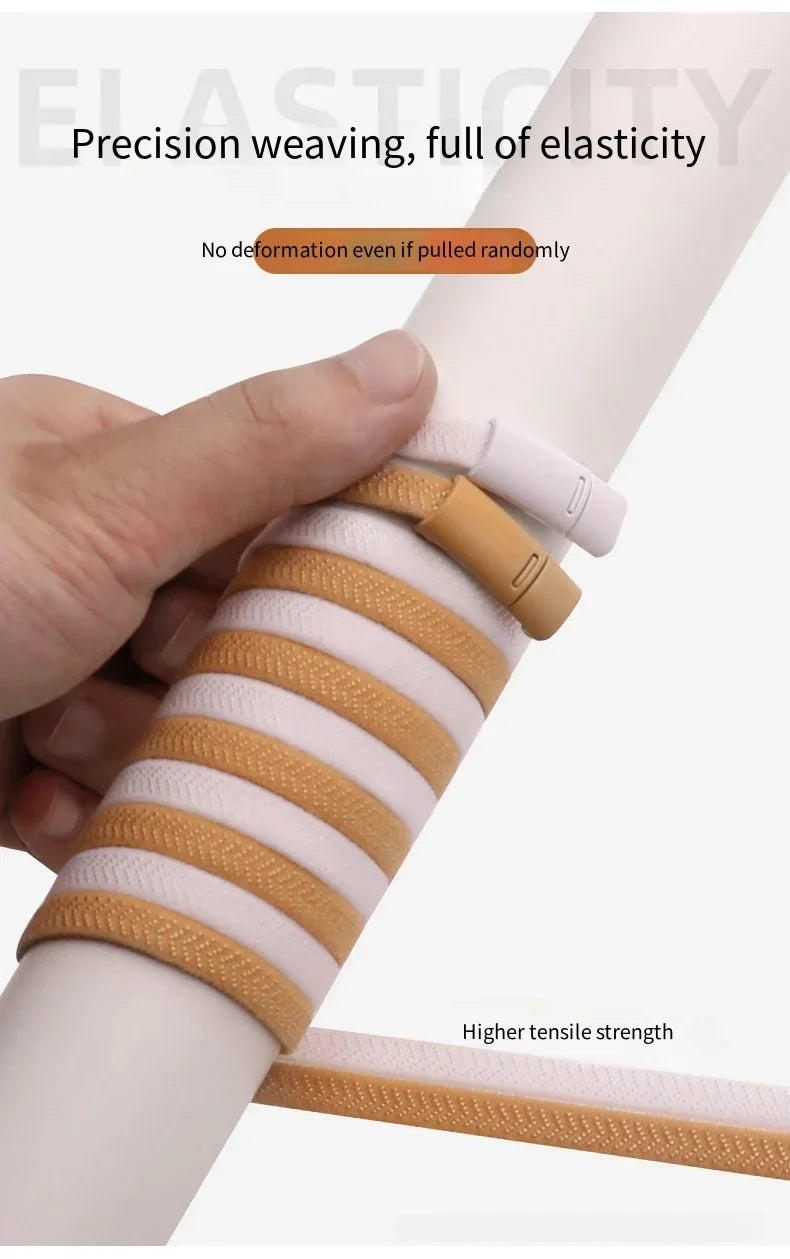 No Tie Shoe Laces Magnetic Shoelaces Without Ties Colorful Lock Elastic Laces Sneakers for Kids Adult Flat Shoelace Rubber Bands
