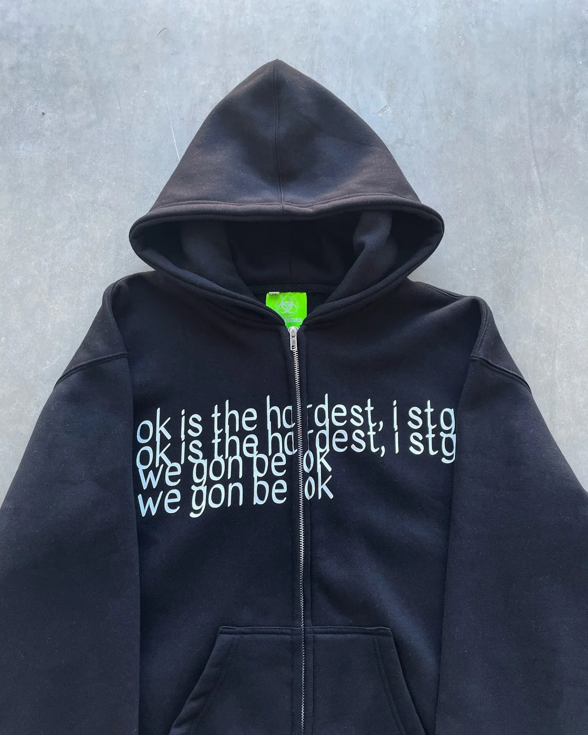 Hip-hop new street clothing letter print men sweatshirt y2k Harajuku Goth oversized loose women hoodie anime hoodie