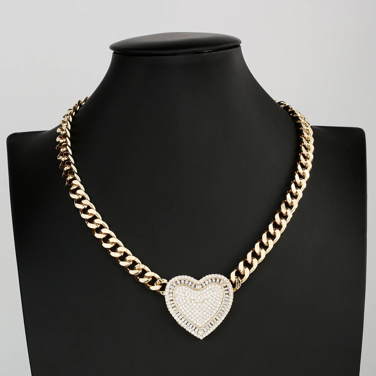 Fashionable love necklace 14K brass 8N multi-style heart-shaped necklace for women Christmas birthday New Year romantic gift
