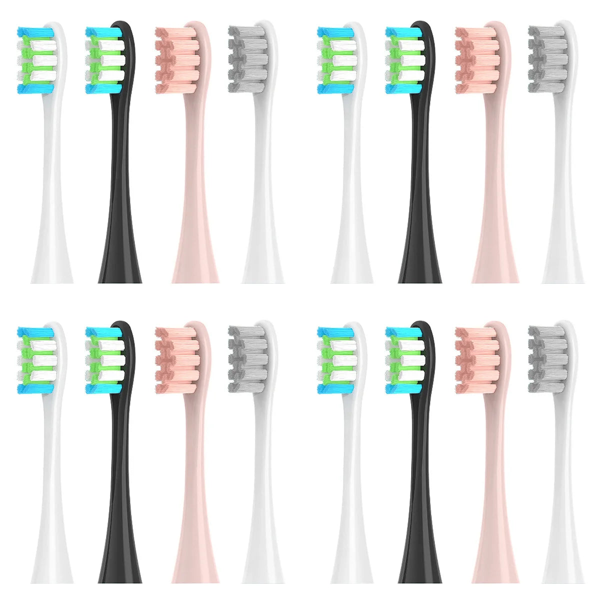 16pcs Replacement Brush Heads For Oclean Sonic X / X Pro/ Z1/ SE / F1 / One / PW01/03/05/07/09 P5 electric ToothBrush Heads