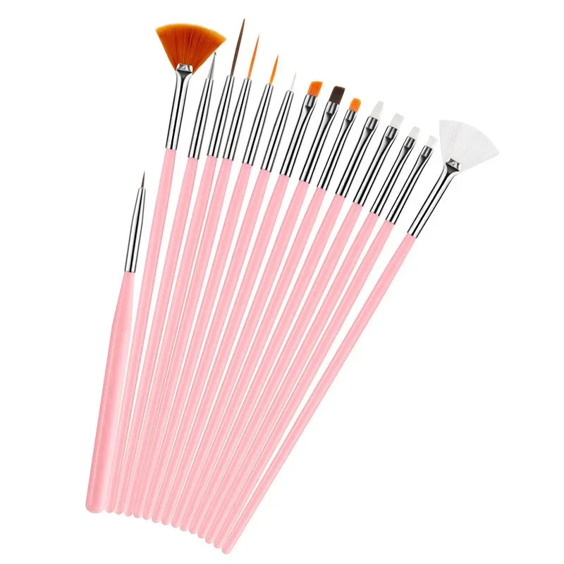 15Pcs/Set Fondant Cake Painting Brush Icing Pastry Brushes Cake Decorating Tools Baking Accessories Fondant Cake Carving Pen