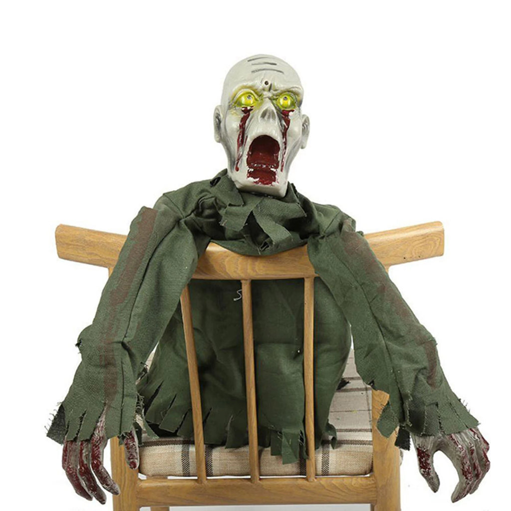 Electric Halloween Crawling Zombie Ghosts,Festival Party Prop,Battery-Operated,For Haunted Houses/Front Porch/Graveyard Decor