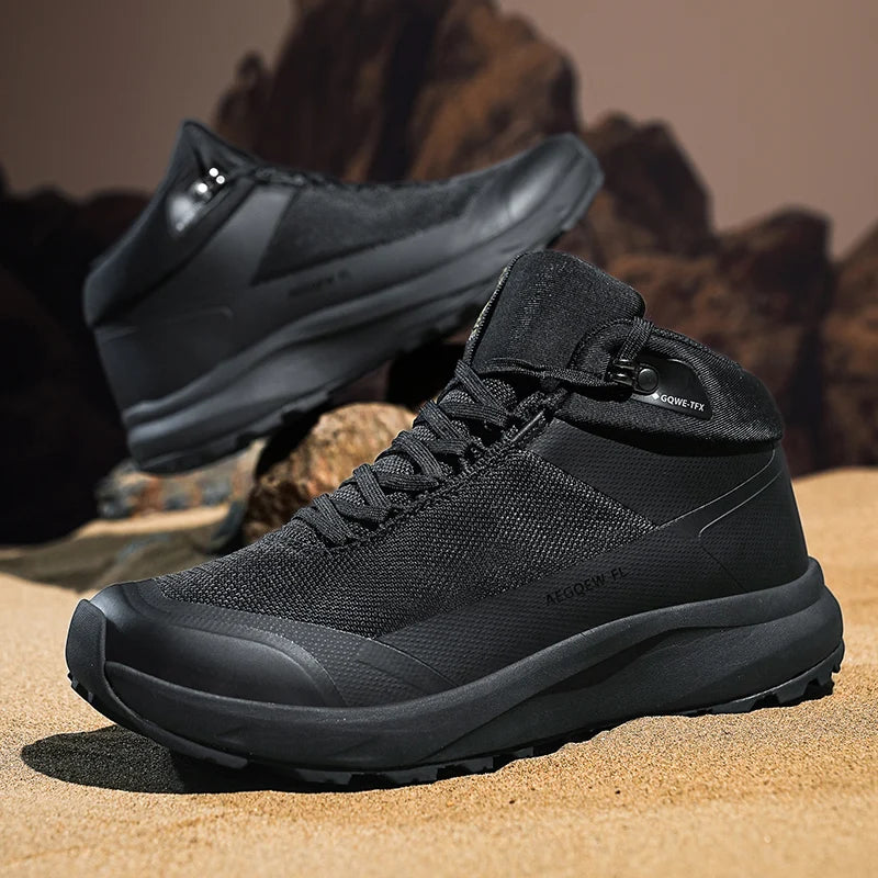 Waterproof Trekking Trainers for Men Comfortable and Supportive Man Hiking Sneakers Outdoor Activities Climbing Walking Shoes