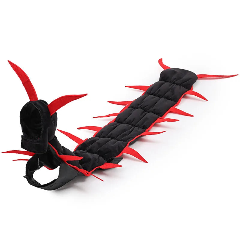 Halloween Pet Centipede Costume, Funny Cat Dog Cosplay Outfit,Spooky Insect Pet Dress Up for Halloween Party,Pet Cosplay Apparel