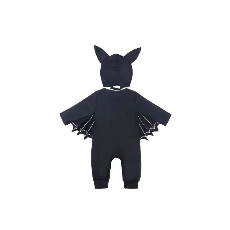 Halloween Children's Clothing Skull Skeleton Costume Bat-shaped Romper Baby Onesie