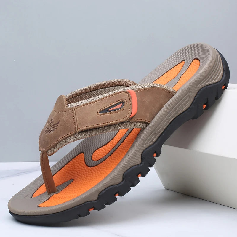 Beach Shoes for Man Fashion Outdoor Men Sandals Flip Flops Anti Slip Breathable Sneakers Men Sports Shoe 2025 New Arrival Summer