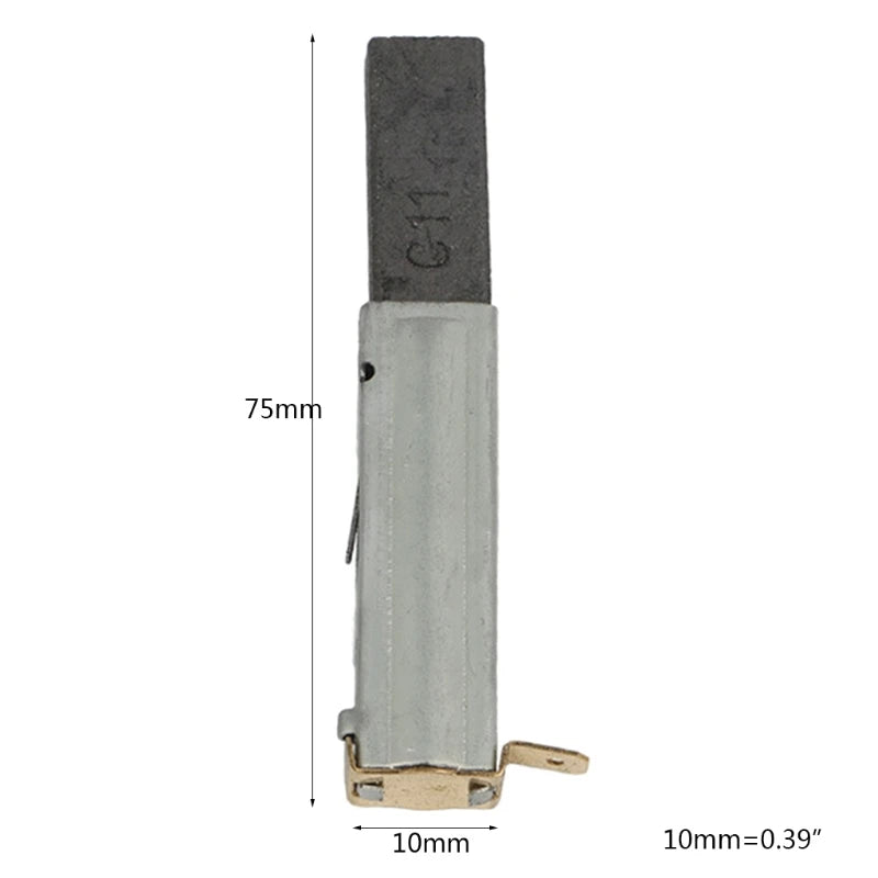 Durable Carbon Brush Universal Electric Motor Carbon Brush Replacement for Vacuum Cleaner Electric Machinery Power Tool