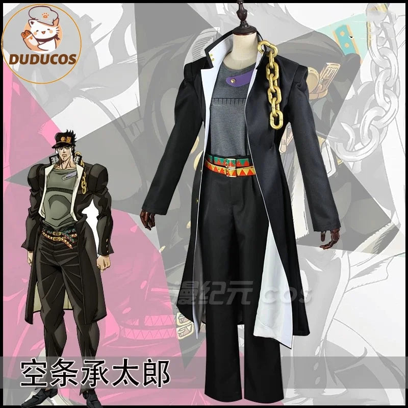 Animation Kujo Jotaro Cosplay Costume Halloween Outfits Women Men Clothing Hat