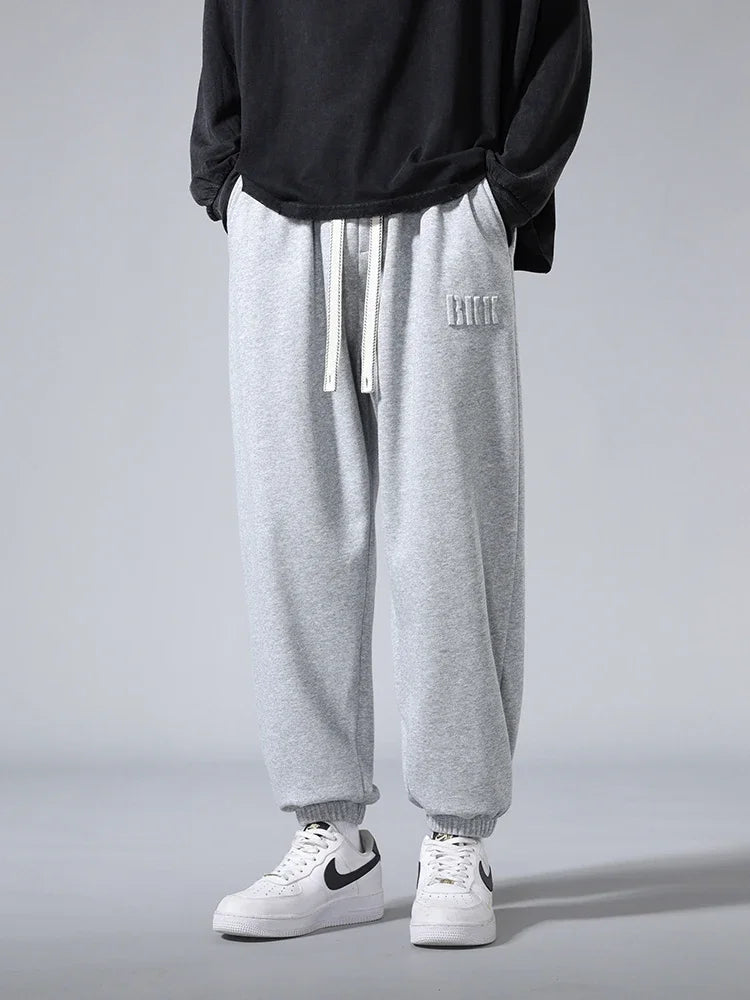 2025 Men's Jogger Cotton Sweatpants Big Size 8XL 7XL 6XL Sports Baggy Pants Sting Banding  Hip Hop Loose Harem Trousers