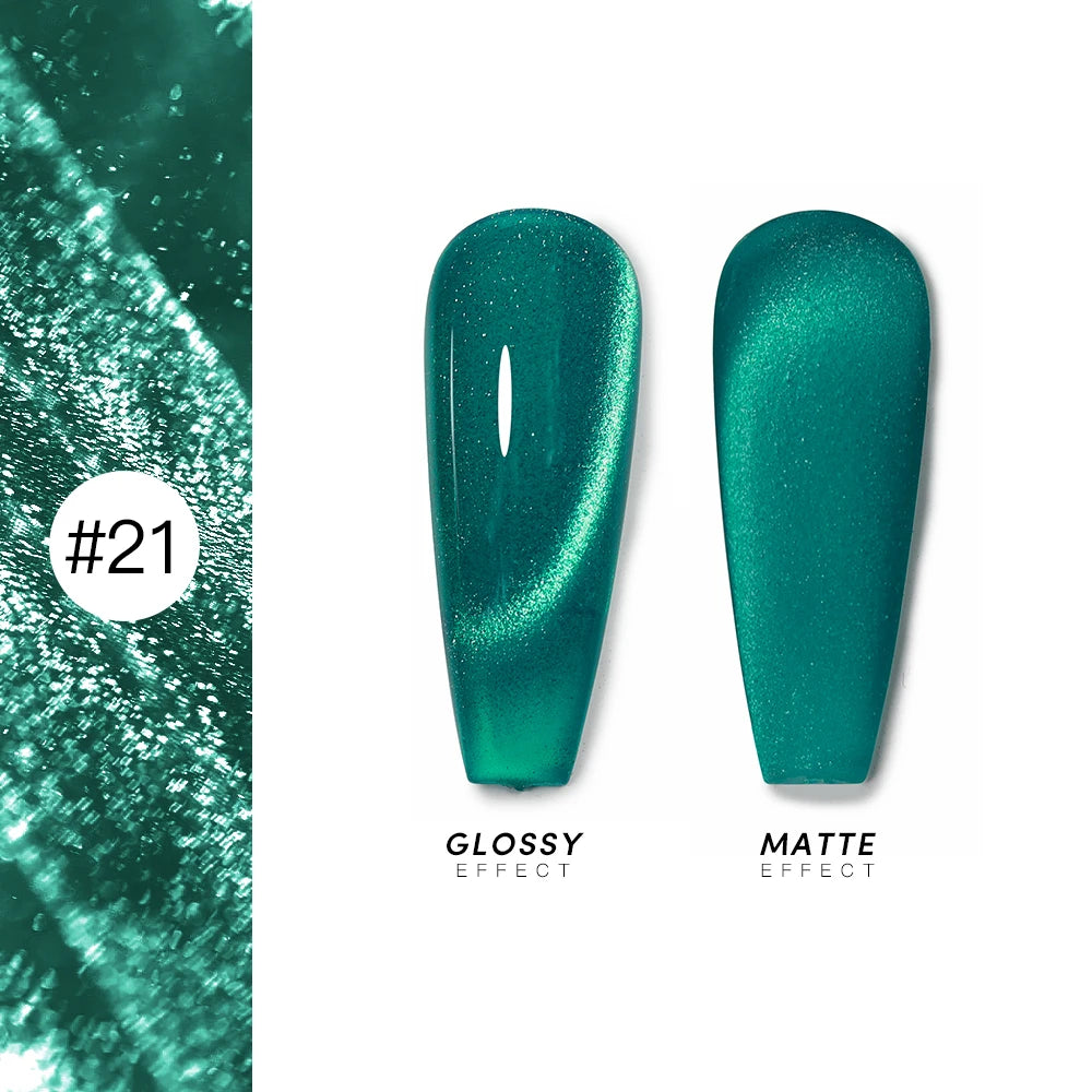 AS 15ml Cat Magnetic Gel Nail Polish Cat Eye Glitter Effect Semi Permanent 36 Colors  Soak Off UV Gel Varnish Manicure Nail Art