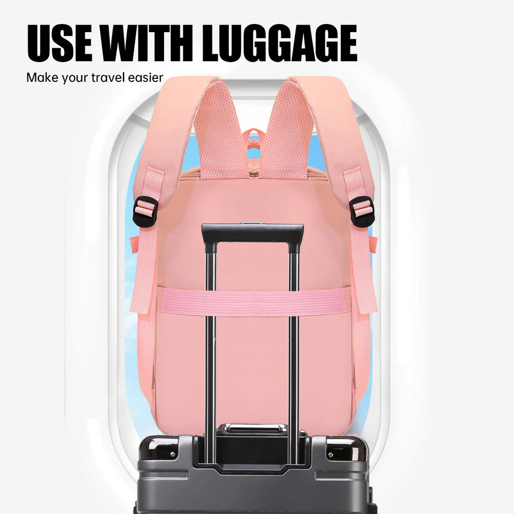 High-end logo custom backpack luggage bag student school bag female business trip computer bag travel backpack exclusive diy
