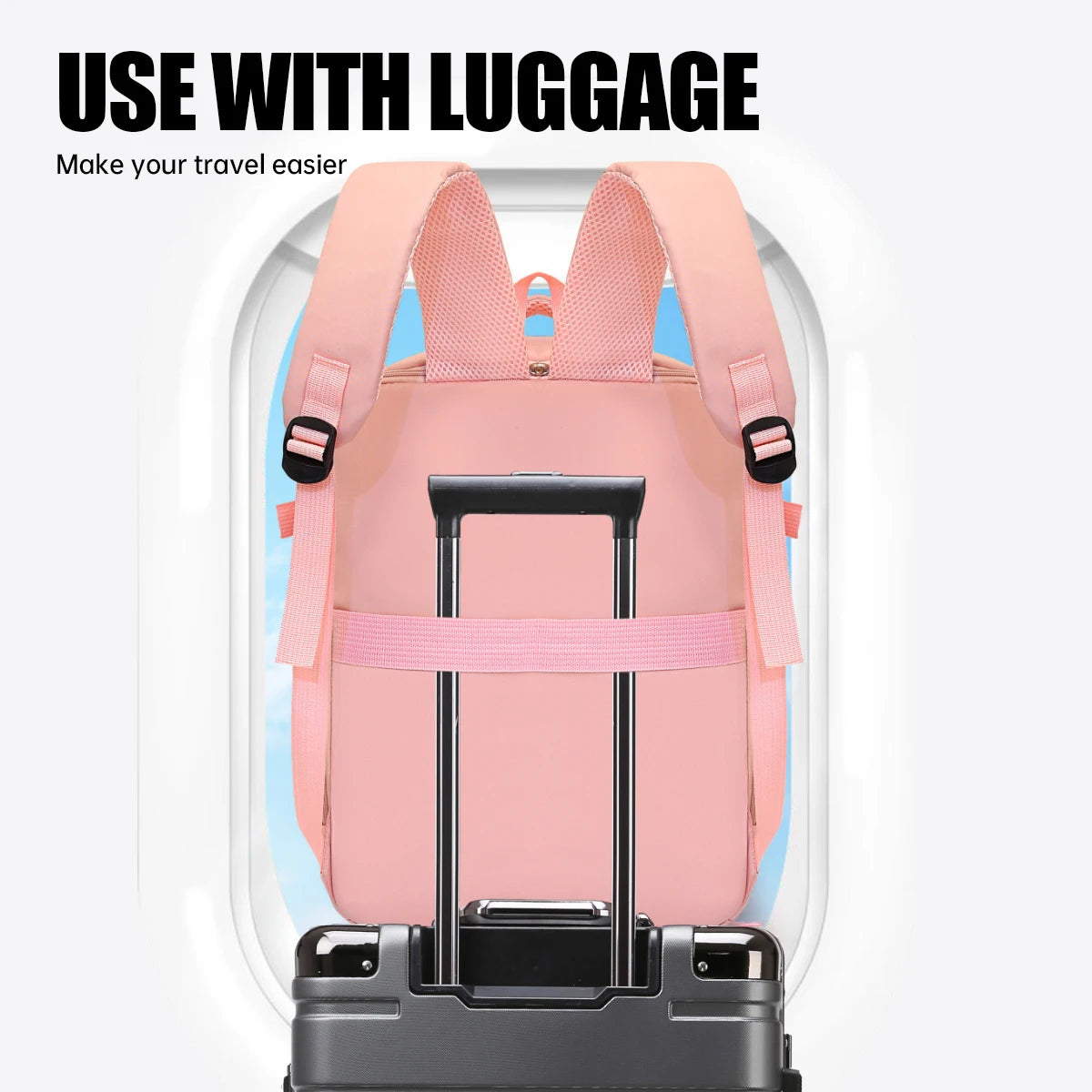 High-end logo custom backpack luggage bag student school bag female business trip computer bag travel backpack exclusive diy