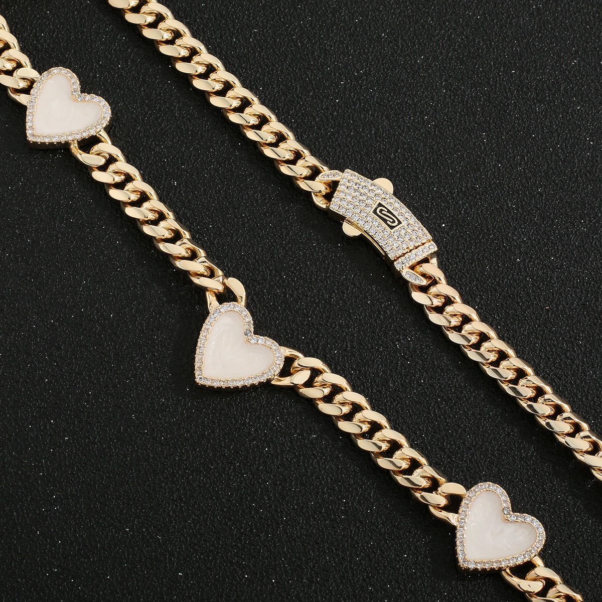 Fashionable love necklace 14K brass 8N multi-style heart-shaped necklace for women Christmas birthday New Year romantic gift