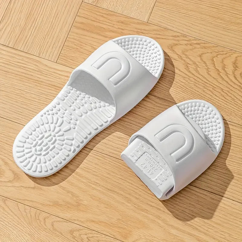 2025 New Ultra Light Non Slip Beach Slippers for Women Soft Sole Massage Home Slides Woman Portable Folding Outdoor Flip Flops