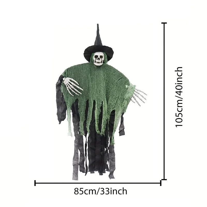 Halloween Pendant Decorations Creepy Skull Ghost Hanging Ornaments for Garden Yard Backyard Party Spooky Outdoor Supplies