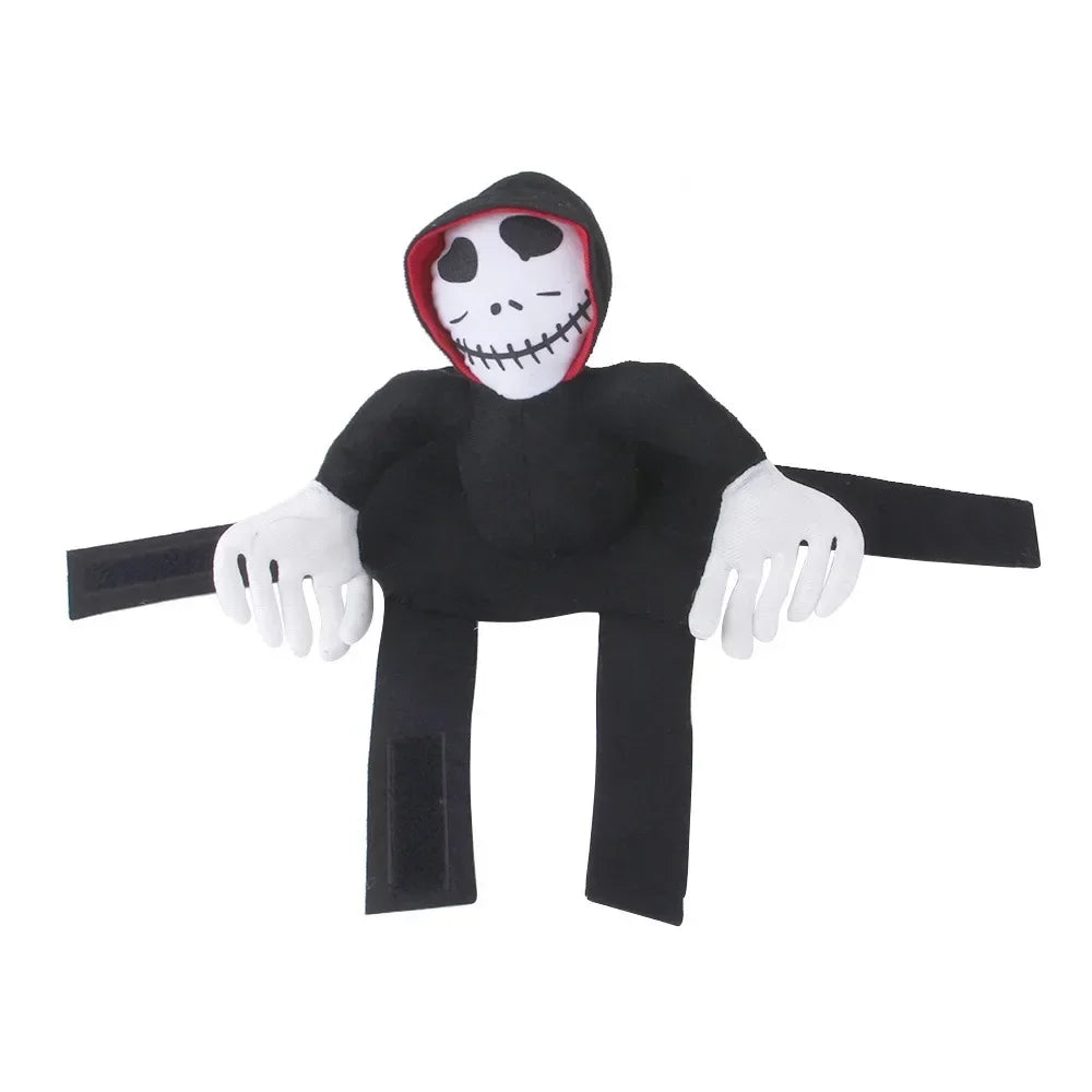 Halloween Pet Dog Costume Skeleton Ghost Riding Dog Outfit Funny Cosplay Clothes Medium Large Dogs Party Photo Props Pet Supplie