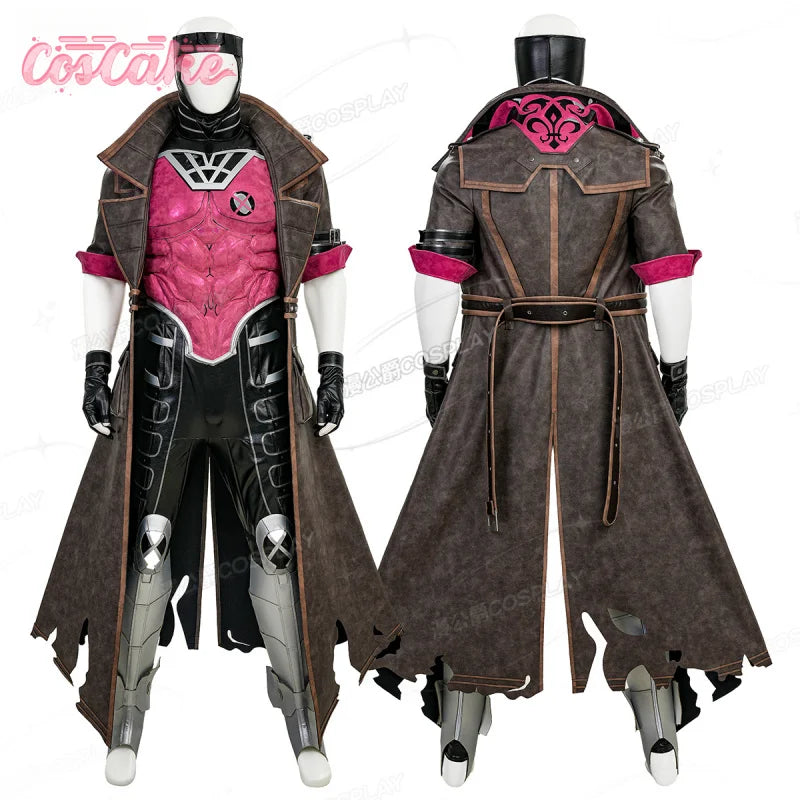 Gambit Cosplay Costume Uniform Halloween Carnival Party Christmas Play Role Clothes Clothing for Men